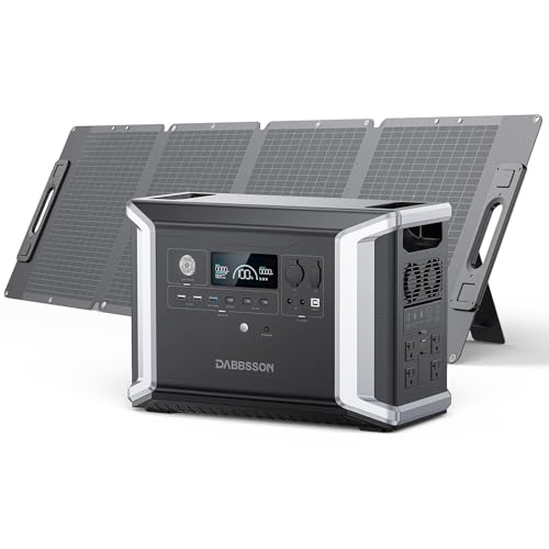 Amazon.co.jp: Dabbsson ポータブル電源DBS2300plus+ 210Wソーラー